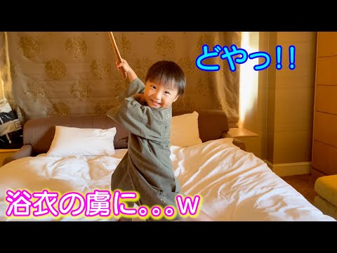 大阪のばあちゃんとお泊り旅行で子供たちのテンションMAX！