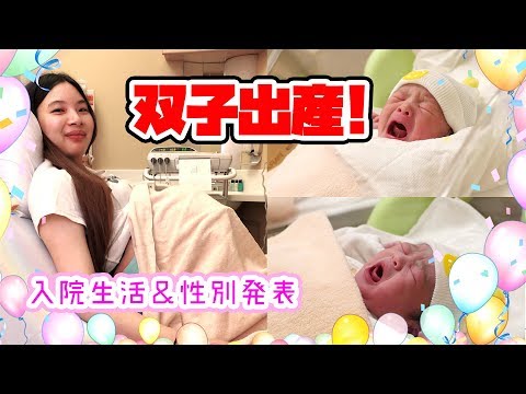 双子赤ちゃん出産しました。【性別発表＆入院生活】/  I gave birth to twin babies