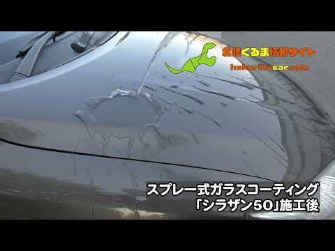 【日本ライティング】「シラザン50」スプレー式ガラスコーティング ～施工後～