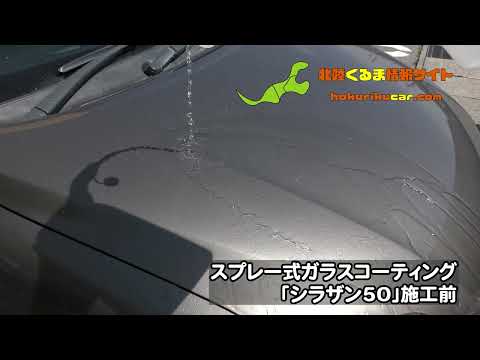 【日本ライティング】「シラザン50」スプレー式ガラスコーティング ～施工前～