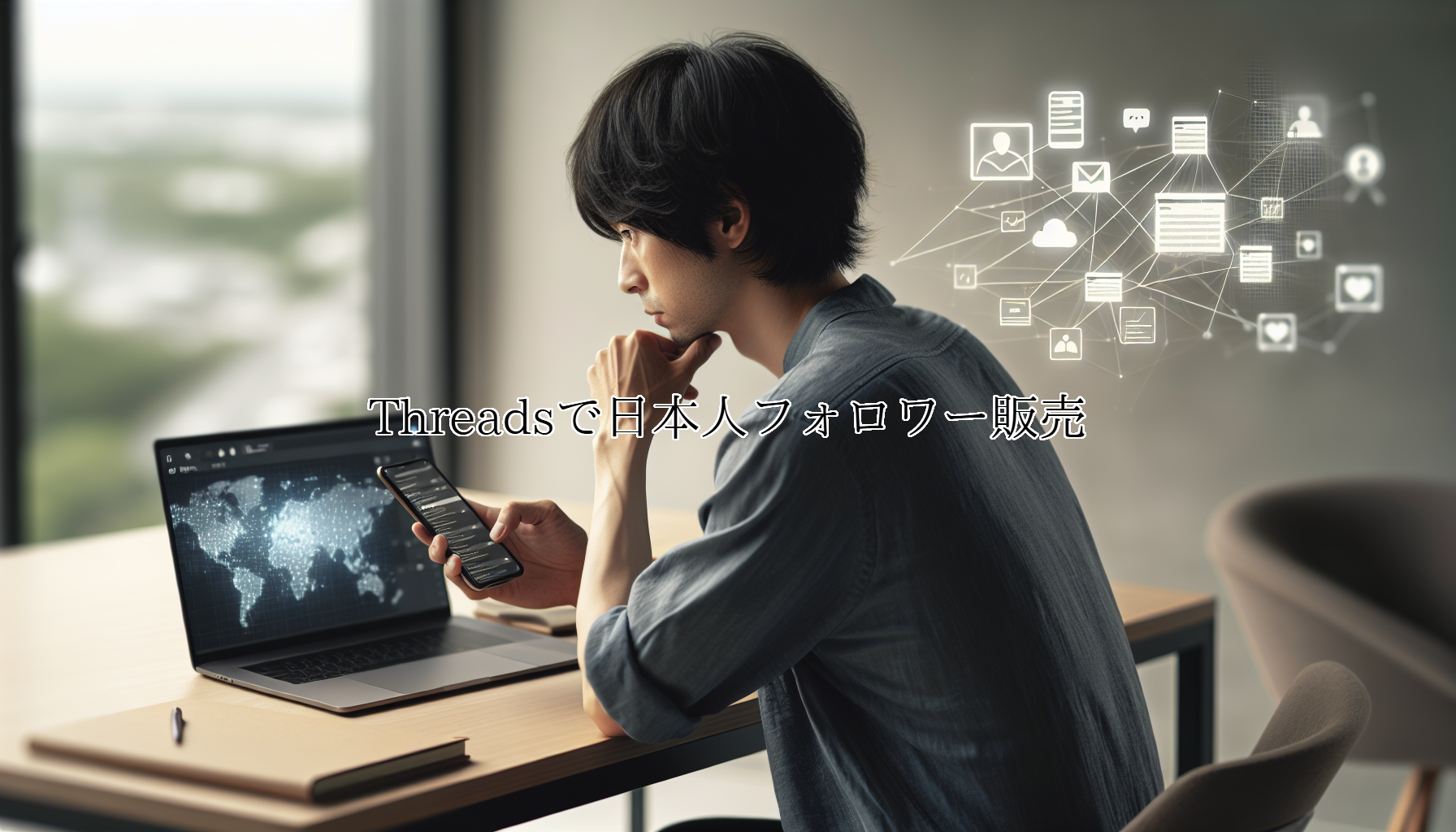 Threadsで日本人フォロワー販売を利用!SNS売買商品で運用を効率化する秘訣